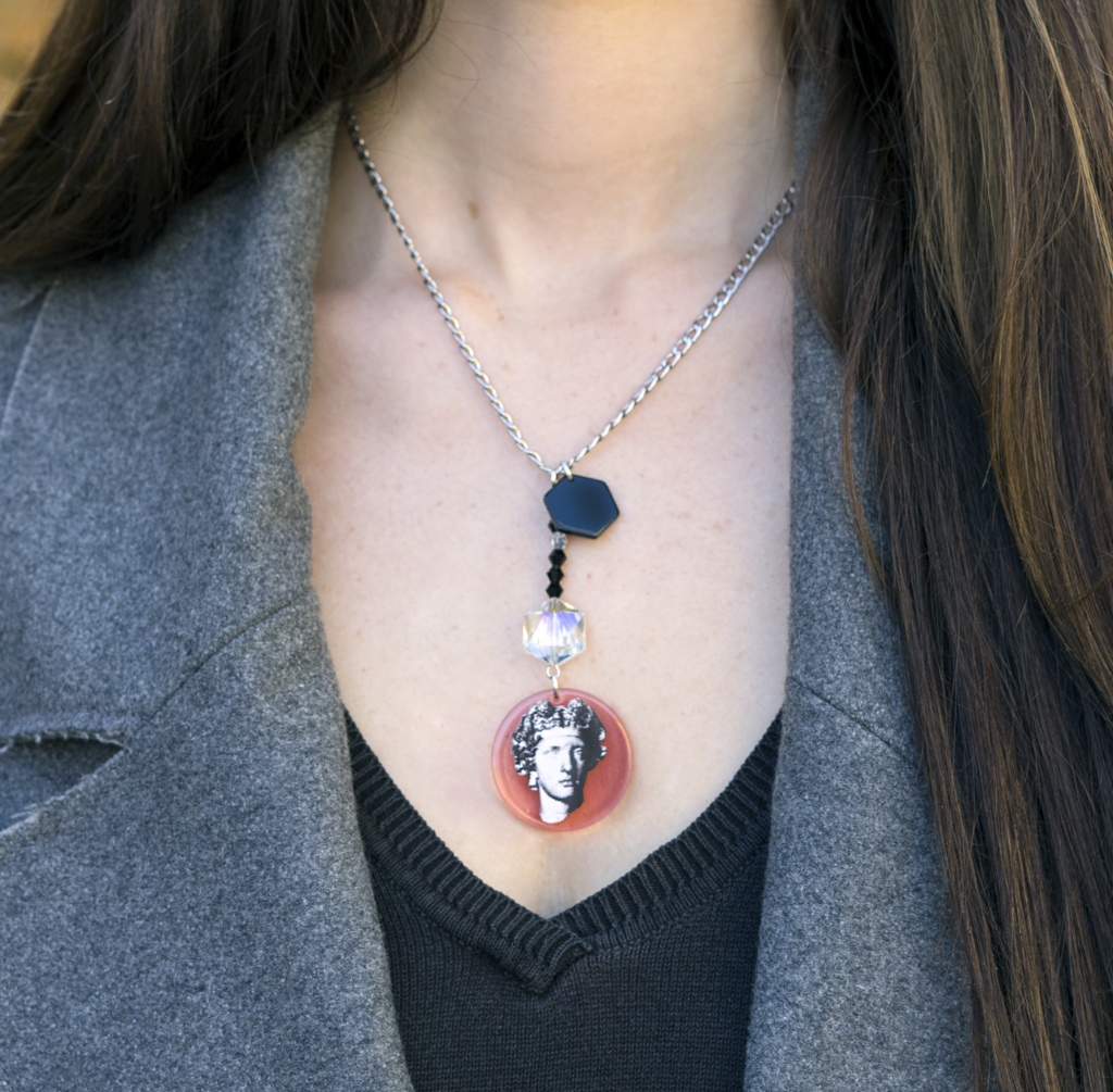 Necklace with Picture Printed