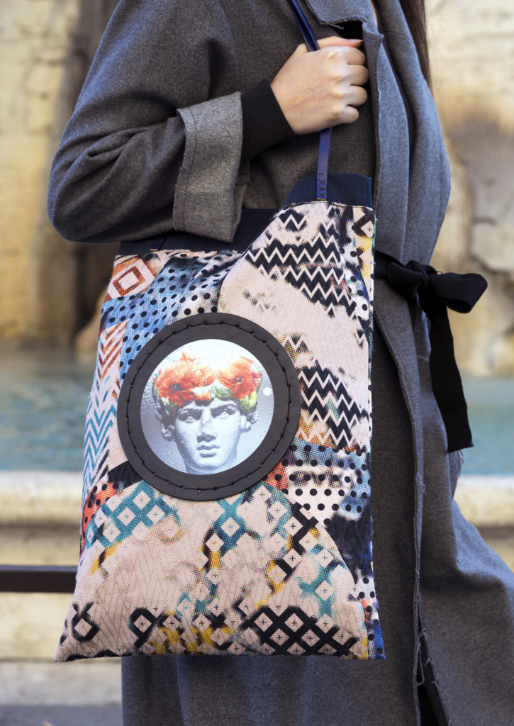 Shopper Bag with Picture Printed